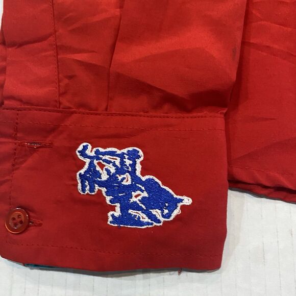 Rancho Semental Estilo Reparo Shirt Red rojo Manga Larga long sleeve Large - Picture 9 of 13